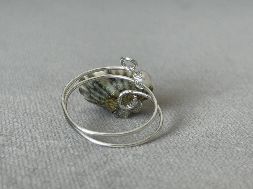 Tidal Opihi Hammered Hawaiian Ring - Sterling Silver