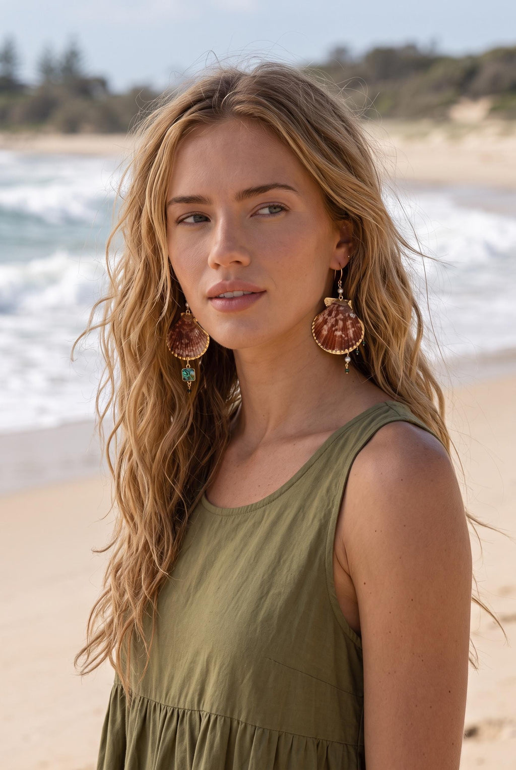 Saltwater Opulence Hawaiian Shell Earrings