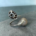 Tidal Relic Opihi & Pearl Hammered Ring