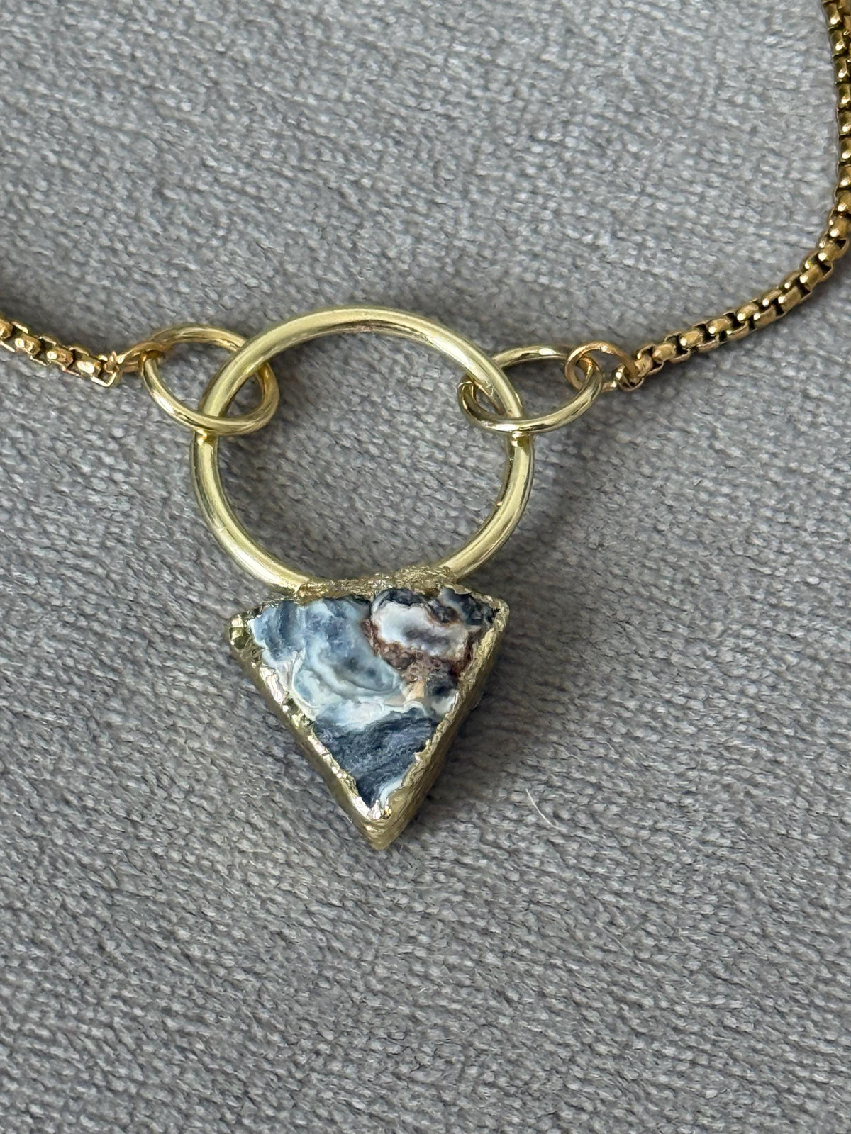 Galaxy in Gold Bolo Bracelet